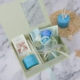 thumbnail image 4 of ShaoXinWan Relaxing Spa Gift Basket 9.8x7.5x3.1in, Candle 120ml, Relaxing Spa Gift Basket Set for Women, Gifts for Mom, Gift Basket, Appreciation Her Gifts For Friend Wife Sister Gifts (White A), 4 of 6