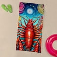 thumbnail image 3 of CafePress - Abstract Lobster Crawfish Crab - Large Beach Towel, Soft 30"x60" Towel with Unique Design, 3 of 3