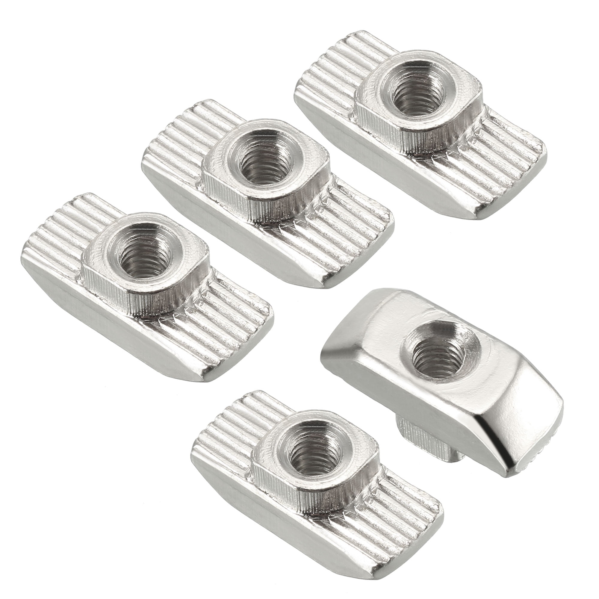 SENRISE 50-Piece T-Slot Nuts Set (M3 M4 M5) For 2020 Series Aluminum Extrusions - Hammer Head Fasteners