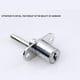 thumbnail image 3 of Moyic El cilindro de cerradura rotatorio de aleación de zinc de plata para archivadores fácil instala la cerradura de enlace de resistencia Herramientas y ferretería Negro 19MM, 3 of 6