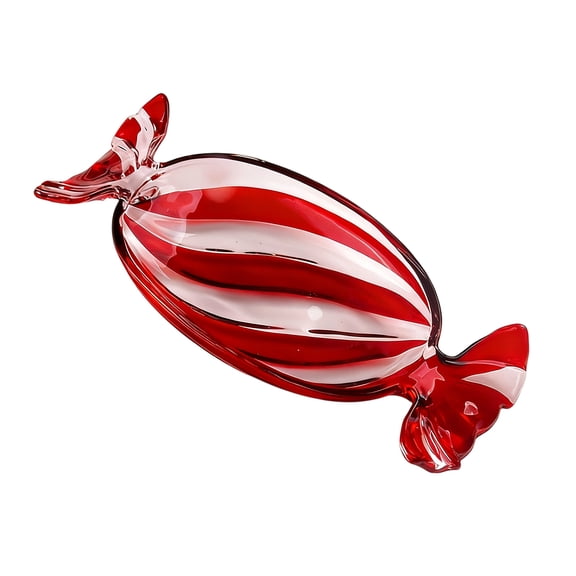 Candy Shape Platter Display Dish Glass Dessert Cookie Serving Tray Candy Bowls Christmas Party Home Decors Storage