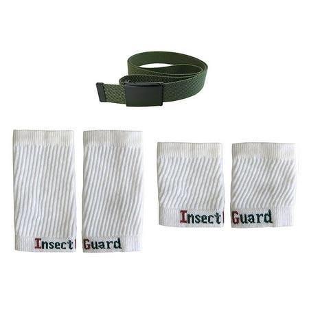 - Insect Guard Permethrin Treated InsectGuard -Tick & Mosquitoes Insect Repellent Complete Package 3 -(Green/White) One Size Fits All Up To Adult Large