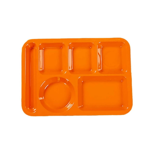 Binwennn Heat Imitation Porcelain Compartment Fast Food Trays Specifically Designed For School And Unit Canteens Commercial Grade Tableware Dining Table Runner with Mats Plate Mats And Runner Dollies