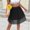 Black, variant on Kcocoo Tulle Skirts For Women Short Adult Tutu Layered Short Prom Party Mini Skirt Polyester Spandex Purple S