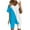 Sky Blue, variant on Zekutng Two Piece Sets for Women Printed V-Neck Short Sleeve Tops and Shorts Casual Suit,Sizes S-3XL