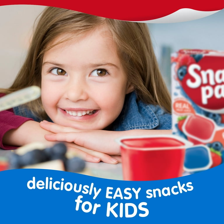 【ずっさん様】専用・青360g×2+12g×7＆赤12g×7≪特割特価≫ Snack Pack Juicy Gels, Strawberry and Berry Blue Flavored Gel Cups