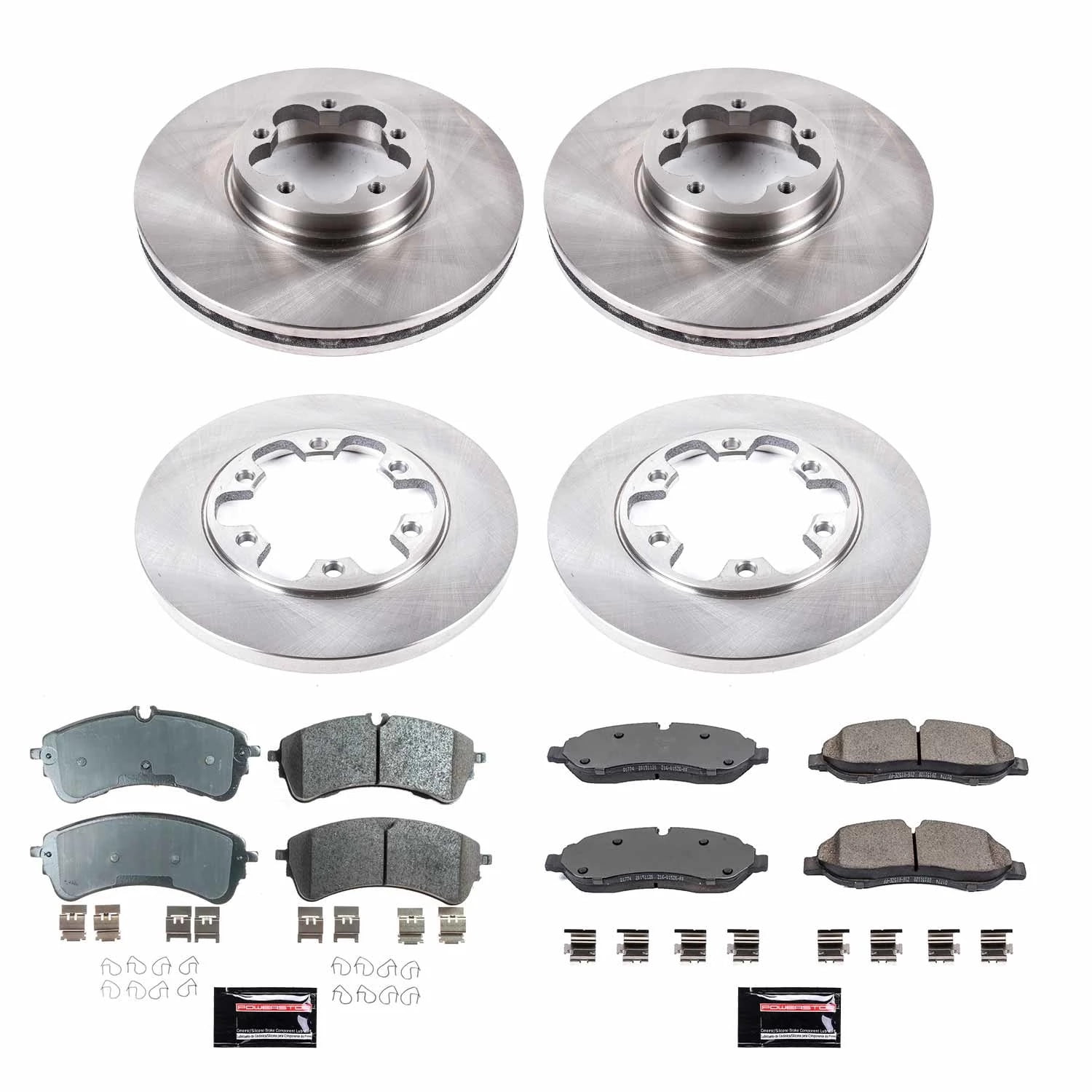 PowerStop Front and Rear Stock Replacement Brake Pad and Rotor Kit Fits: FORD Select Models KOE8806
