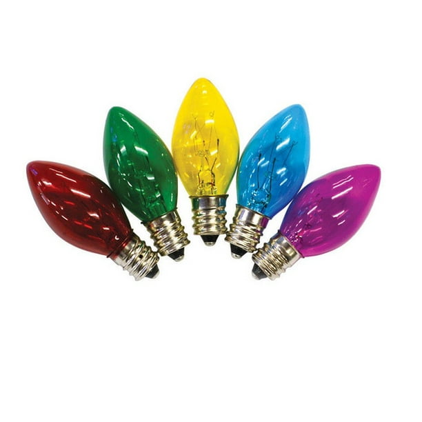 Holiday Bright Lights BU25C7TMUA Christmas C7 Single Spray Light Bulbs