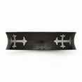 thumbnail image 5 of Primal Steel Stainless Steel Black IP Plated Cross 6mm Concave Band, 5 of 9