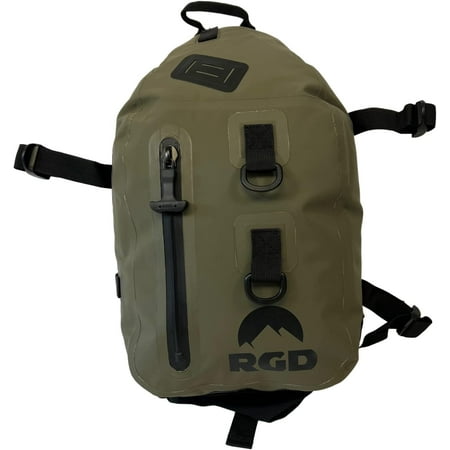 Sling Pack Fully Waterproof Dry Bag - Airtight Scentproof Submersible for Fly Fishing Hiking Hunting Camping Kayaking Paddle Boarding & Daily Use Green