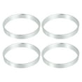 thumbnail image 1 of Unique Bargains 4 Pcs 70.6mm to 67.1mm Universal Car Hub Centric Rings Silver Tone, 1 of 7