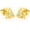 Gold, variant on JAY JOOLS Women's Triangle Moissanite Stud Earrings, 925 Sterling Silver Minimalist Geometric Studs
