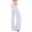 White, variant on Women Workout Out Leggings Stretch Waist Button Pocket Yoga Gym Loose Pants