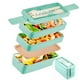 thumbnail image 1 of Lunch Box 3 Niveles Topper De 1000ml Lonchera Con Cubiertos, 1 of 5