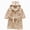 Brown, variant on zuwimk Hooded Herringbone Boy's Fleece Soft Spa Kimono Long Robe, Kids Comfy Sleepwear Bathrobe(Pink,2-3 Years)
