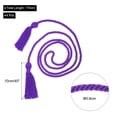 thumbnail image 2 of Uxcell 4Pack 67" Graduation Honor Cord with Tassel Polyester Yarn Honor Cord Purple, 2 of 6