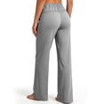thumbnail image 3 of Evdexr Womens Wide Leg Sweatpants High Waisted Fold Over Pants 2026 Summer Stretch Running Pant Lightweight Baggy Breathable Workout Trousers M, 3 of 4