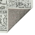 thumbnail image 4 of HomeRoots 531754 10 x 14 ft. Floral Power Loom Area Rug with Fringe, Light Gray, 4 of 5
