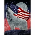 thumbnail image 2 of Plush Throw Blanket - Patriotic Lights - QUEEN BED 79"x 95" - Faux Fur Blanket For Beds, Sofa, Couch, Picnic, Camping, 2 of 3