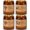 4 Pack Amber Jar Candles Set, variant on Scented Candle Gift Set for Women – 6 Pack 7oz Winter Scented Soy Candles, Long Lasting Aromatherapy Candles, Perfect for Home Décor, Vanilla, Cinnamon & Cedar Scents