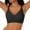 B-Black, variant on Perfect Bar Scalloped Lift Bras for Women Wireless Push Up Support Full Coverage Bralettes Soft V Neck Seamless Bra(Pink,L)