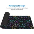 thumbnail image 3 of Colorful Cat Large Mouse Pad Gaming Office Keyboard Desk Mat for Computer Play Game Study Non-Slip Waterproof XXL (31.5 x 11.8 inch) Decor Accessories, 3 of 6