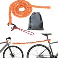 thumbnail image 3 of Portable To, Pulling Strap Nylon Behind Attachment Cord Stretch for Trailer Child Mountain Orange Short, 3 of 8