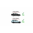 thumbnail image 2 of Passenger Right Side Front Door Window Door Glass Compatible with Toyota Corolla 1993-1997 Models, 2 of 5