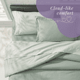 thumbnail image 3 of Virtu College Dorm Room Essentials Complete Set, Twin XL Comforter Set, Dorm Bedding, Twin Xl Bed In a Bag Comforter Set with All Dorm Accessories and Bedding, Sage Green, 3 of 10
