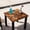Brown-side table, variant on Fnova Outdoor Square Side Table, Patio Accent Table with Tempered Glass Top, Sturdy Metal Frame, Small End Table for Patio Balcony Garden Poolside
