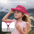 thumbnail image 2 of Zando Sun Hats for Kids Breathable UPF 50+ Bucket Hat for Boys Grils Adjustable Summer Beach Fishing Safari Hat, 2 of 6