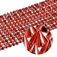 thumbnail image 4 of Uxcell Sew Stitch on Cone Spikes Studs Plastic Flat Back Spike Rivet Punk Trim Ribbon Red 1 Yard, 4 of 6