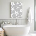 thumbnail image 4 of Canvas Wall Art, Coastal Starfish Framed Canvas Prints for Living Room Office, Gray Nautical Vintage Marine Life Extra Large Gallery Wrapped Wall Decor for Home Office, Gifts, 24"x32" Ship Next Day, 4 of 9