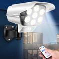 thumbnail image 5 of Momihoom Solar Powered Fake Camera, Human Sensor Fake Security Camera with Flashing Led, Ip65 Waterproof Dummy Cameras, Powered Fake Simulated Camera with Remote Control, 5 of 9