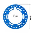 thumbnail image 2 of 4-Piece Aluminum 1.9-Inch Remote Control Beadlock Replacement Rings (Blue) - BJM385 Accessories with 11x8x3cm Package, 45g Weight, 2 of 6