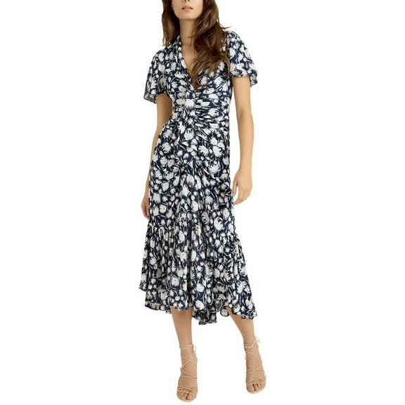 Cinq à Sept womens Graphic Floral Peeta Dress, 00