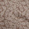 thumbnail image 1 of oneOone Cotton Cambric Brown Fabric Asian Mosaic Sewing Material Print Fabric By The Yard 42 Inch Wide, 1 of 5