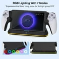 thumbnail image 4 of Charging Stand for PS Portal Remote Player, Portable Dock with RGB Lighting Modes and Type-C Cable, Stand Accessory for Playstation Portal Console-Black, 4 of 5