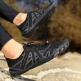 thumbnail image 4 of lnmuld Men Women Barefoot Shoes, Breathable Mesh Shoes for Water Yoga Fitness Hiking Color:Black,Size:5.5, 4 of 6