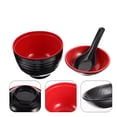 thumbnail image 3 of 1 Set of Japanese Miso Soup Bowl with Spoon Japanese Style Rice Bowl Covered Miso Soup Bowl, 3 of 8