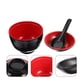 thumbnail image 5 of 1 juego de tazón de sopa de miso japonés con cuchara de tazón de arroz con estilo japonés tazón de sopa de miso cubierto, 5 of 7