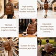 thumbnail image 7 of Sunyuer PU Leather Backpack Purse for Women | Anti-theft Stylish & Functional Ladies Shoulder Bag Handbag Suitable for Work, Travel, and Daily Use, 7 of 7