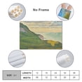 thumbnail image 2 of Georges Seurat Seascape at Port-en-Bessin, Normandy Stippling Oil Painting Adornment Picture Picture Print Wall Art Poster Painting Canvas Posters Artworks Gift Room Aesthetic 12x18inch(30x45cm), 2 of 6
