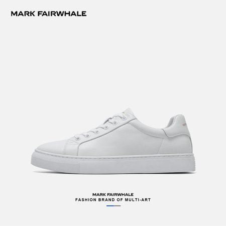 

MARK FAIRWHALE Men‘s Sneakers 2023 New Trendy Leather Durable Comfy Walking Casual Shoes Spring And Summer