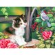 thumbnail image 1 of Taladro Diamante Pintura (DF3861) 5D DIY Gato completo Bordado Mosaico Kits Decoración (LD053) 30x40cm FLhrweasw Nuevo, 1 of 2