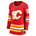 thumbnail image 2 of Women's Fanatics MacKenzie Weegar Red Calgary Flames Home Breakaway Player Jersey, 2 of 3