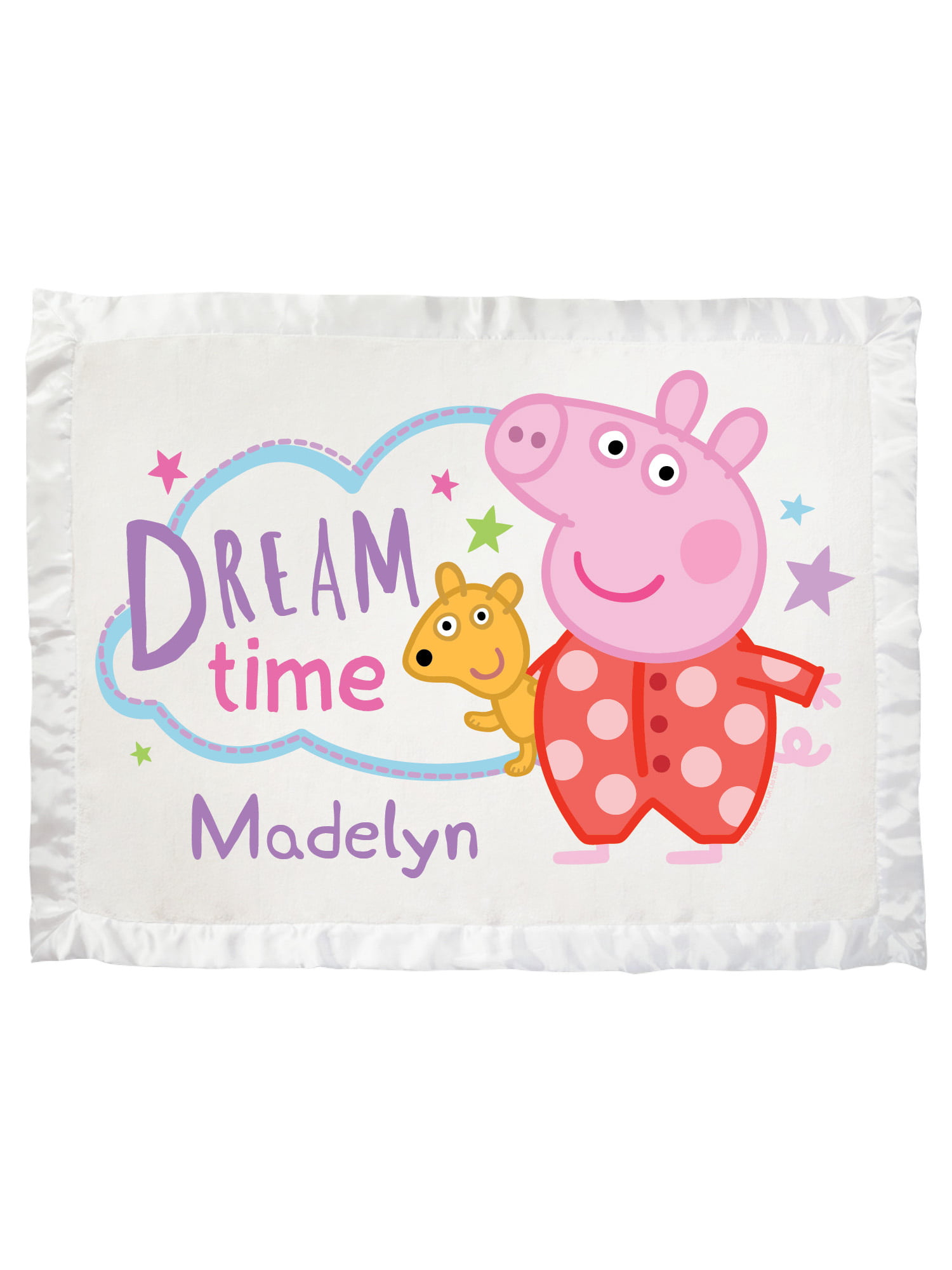 Personalized Peppa Pig Dream Time Ultra Soft Baby Blanket Walmartcom Walmartcom