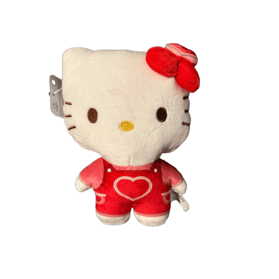 helo kiti valentines plush 8 inches tall