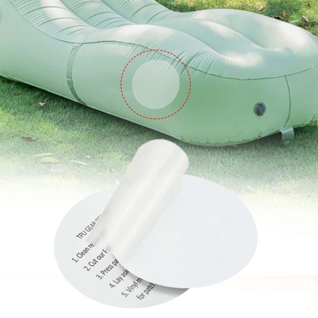 Parche de reparación de TPU transparente, parche de reparación de pinchazos, Kit de reparación de parches de TPU transparente resistente para piscina 1 PC