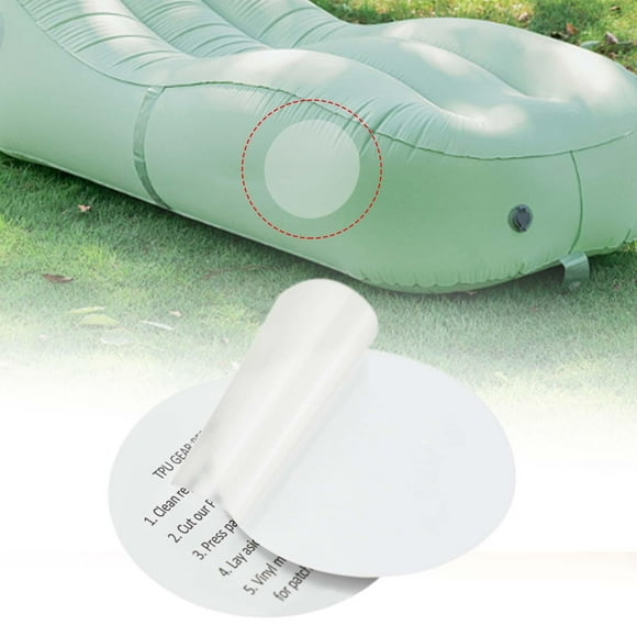 Parche de reparación de TPU transparente, parche de reparación inflable, parche de reparación de pinchazos para tubos 1 PC